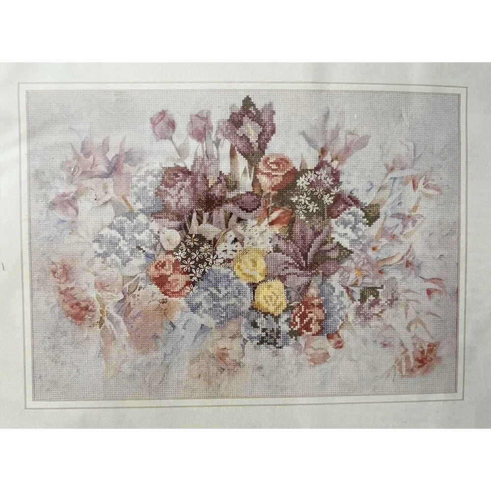 JCA Needle Treasures Printed Counted Cross Stitch #02986 Pastel Hues 14